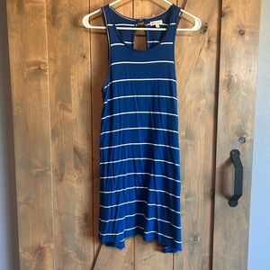 Element Blue and White Striped Tank Top